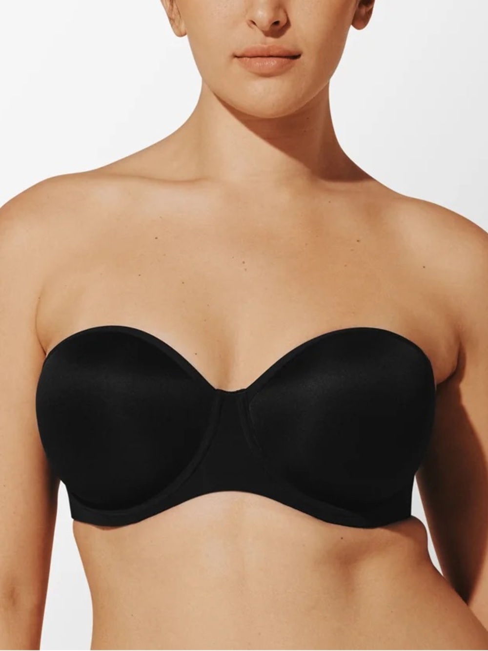 ThirdLove 24/7 Classic Strapless Underwire Bra in Black